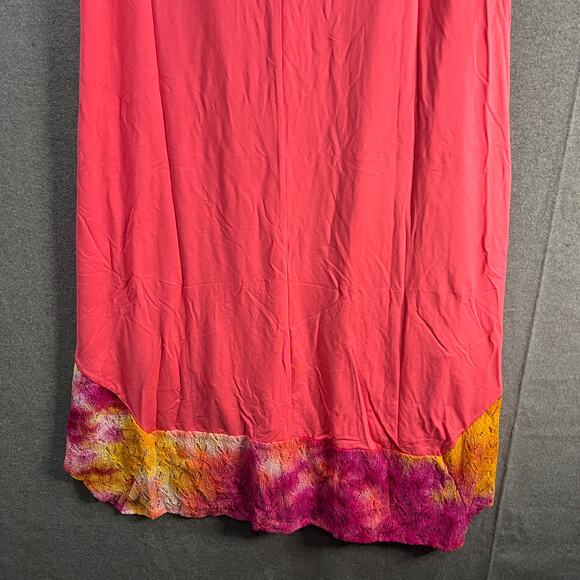 LOGO by Lori Goldstein Dress with Tie-Dye He Sunkissed Coral, X-Small - Picture 15 of 16
